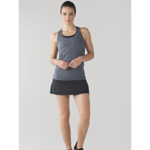 Lululemon Run: Pace Setter Skirt Black SZ 4 - Picture 1 of 6